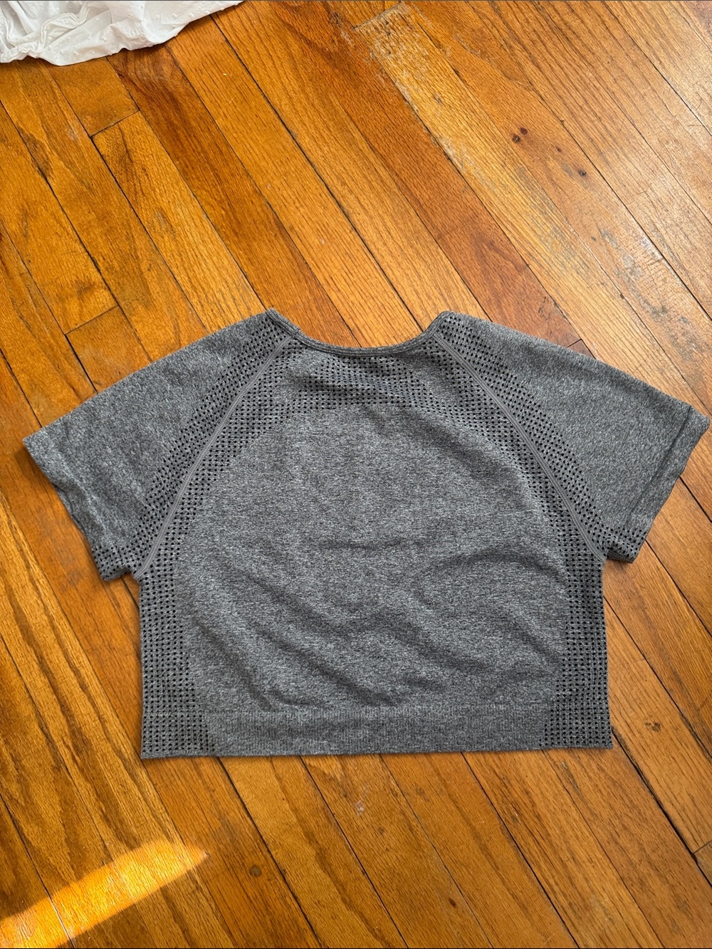 Seamless Active Crop Top - Gray - Picture 2 of 3